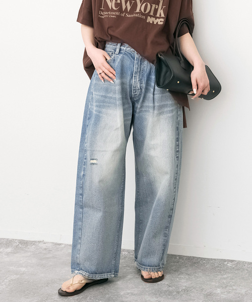 WEB限定 / 追加2》5 1/2 TUCKBARREL DENIM（デニムパンツ）｜Spick