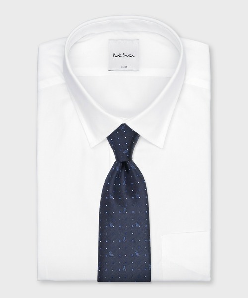 Paul Smith（ポールスミス）の「“Rabbit Dot” タイ【160046 552MJ】（ネクタイ・メンズ・サックスブルー/ダークグリーン/ダークインディゴブルー・FREE）」の9枚目の写真