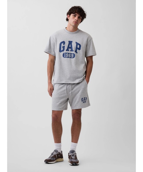 GAP(ギャップ)の「ヴィンテージソフト フレンチテリー GAPロゴ スウェットショートパンツ(スウェットパンツ・メンズ・ネイビー/オフホワイト/グレー・XS/S/M/L/XL)」の21枚目の写真