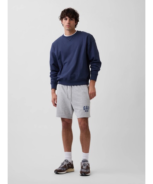 GAP(ギャップ)の「ヴィンテージソフト フレンチテリー GAPロゴ スウェットショートパンツ(スウェットパンツ・メンズ・ネイビー/オフホワイト/グレー・XS/S/M/L/XL)」の22枚目の写真