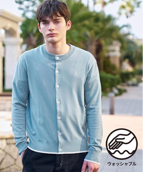 [Woshable] — Уорлеон лаунд нек кардиган (Woolleyon Roundneck Cardigan)