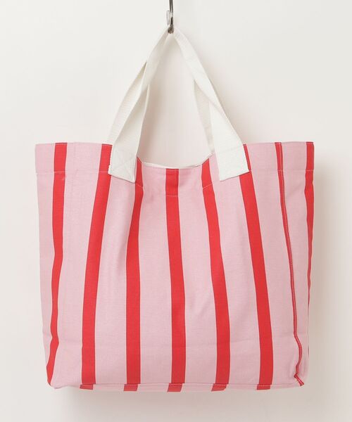 Barbour（バブアー）の「(BARBOUR)EMILY STRIPE TOTE BAG（トートバッグ・レディース・ピンク・ONE SIZE）」の2枚目の写真