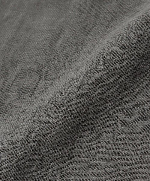 FRAMeWORK(フレームワーク)の「ASAUCE MELER/アソースメレ フランダースサンリネンガーゼSTLIII 110(ストール/ショール・レディース・イエロー/ライトグレー/チャコールグレー・FREE)」の7枚目の写真