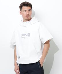 【PING APPAREL】半袖フーディプルオーバー <GOLD> (MENS)