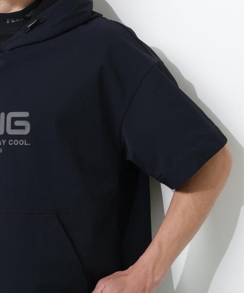 PING(ピン)の「【PING APPAREL】半袖フーディプルオーバー <GOLD> (MENS)(Tシャツ/カットソー・メンズ・ホワイト/ブラック/ベージュ・S/M/L/LL/LL1)」の10枚目の写真
