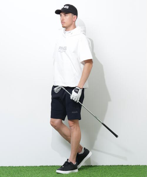 PING(ピン)の「【PING APPAREL】半袖フーディプルオーバー <GOLD> (MENS)(Tシャツ/カットソー・メンズ・ホワイト/ブラック/ベージュ・S/M/L/LL/LL1)」の18枚目の写真