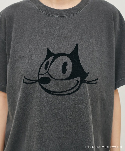 LARUTA(ラルータ)の「【LARUTA】Felix the cat /フロッキーTee(Tシャツ/カットソー・レディース・チャコールグレー・FREE)」の13枚目の写真