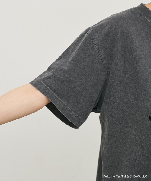 LARUTA(ラルータ)の「【LARUTA】Felix the cat /フロッキーTee(Tシャツ/カットソー・レディース・チャコールグレー・FREE)」の14枚目の写真