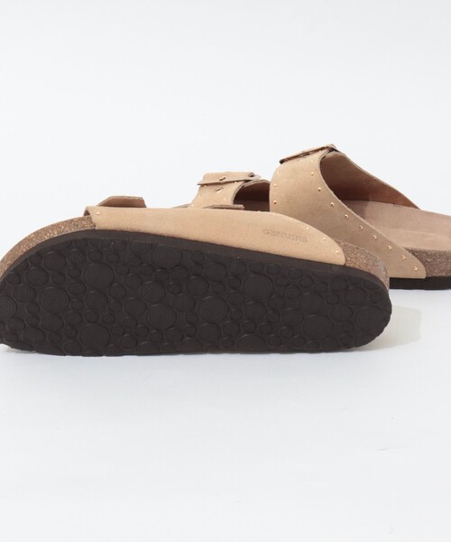 GENUINS（ジェニュインズ）の「【GENUINS/ジェニンズ】　スエードスタッズベルトサンダル（サンダル・レディース・キャメル/ベージュ・36/38/37）」の8枚目の写真