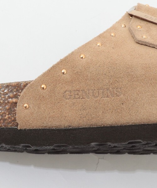 GENUINS（ジェニュインズ）の「【GENUINS/ジェニンズ】　スエードスタッズベルトサンダル（サンダル・レディース・キャメル/ベージュ・36/38/37）」の10枚目の写真
