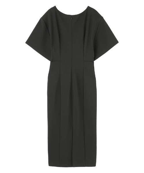 JENNE（ジェンヌ）の「カットソーワイドスリーブワンピース（日本製生地）（ワンピース・レディース・ホワイト/ブラック・SMALL/LARGE/MEDIUM）」の4枚目の写真