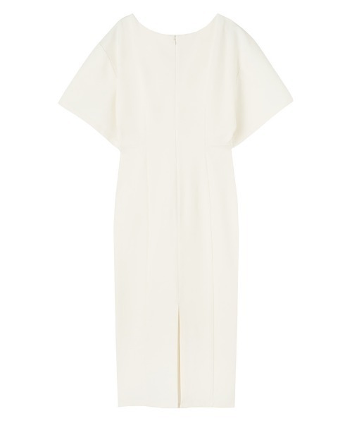 JENNE（ジェンヌ）の「カットソーワイドスリーブワンピース（日本製生地）（ワンピース・レディース・ホワイト/ブラック・SMALL/LARGE/MEDIUM）」の10枚目の写真