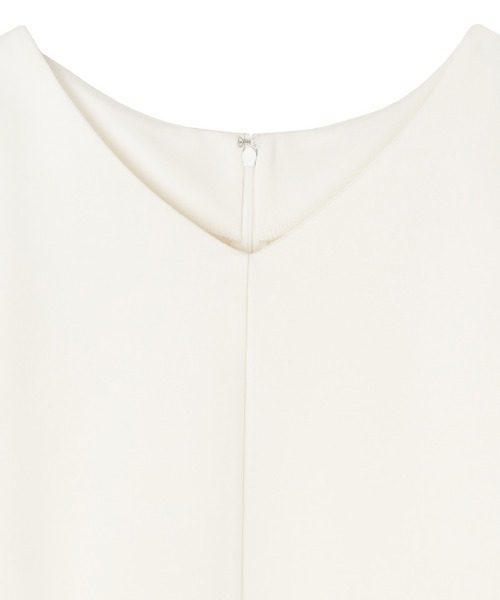 JENNE（ジェンヌ）の「カットソーワイドスリーブワンピース（日本製生地）（ワンピース・レディース・ホワイト/ブラック・SMALL/LARGE/MEDIUM）」の11枚目の写真
