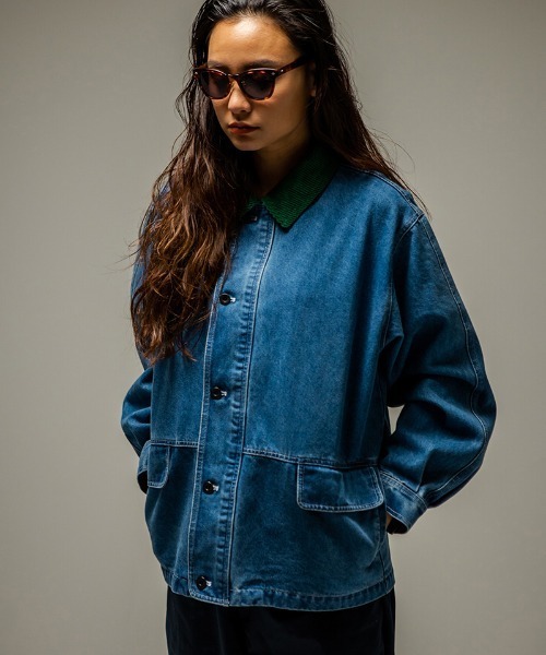 430(フォーサーティ)の「mj11494- DENIM COVERALL CRD カバーオール(26-079)(カバーオール・メンズ・ワンウォッシュ/インディゴブルー・3/2/1/0)」の7枚目の写真
