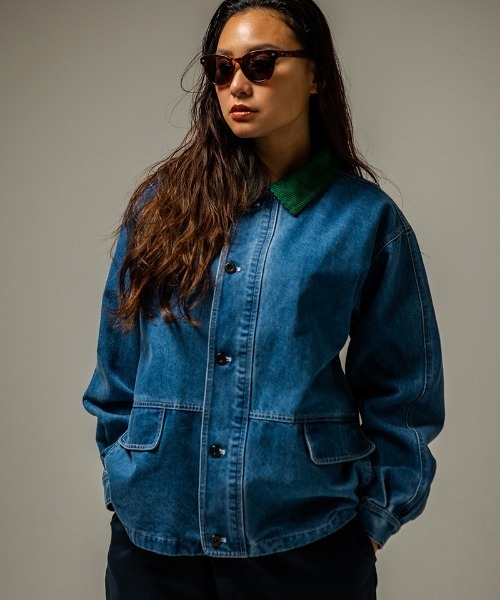 430(フォーサーティ)の「mj11494- DENIM COVERALL CRD カバーオール(26-079)(カバーオール・メンズ・ワンウォッシュ/インディゴブルー・3/2/1/0)」の8枚目の写真