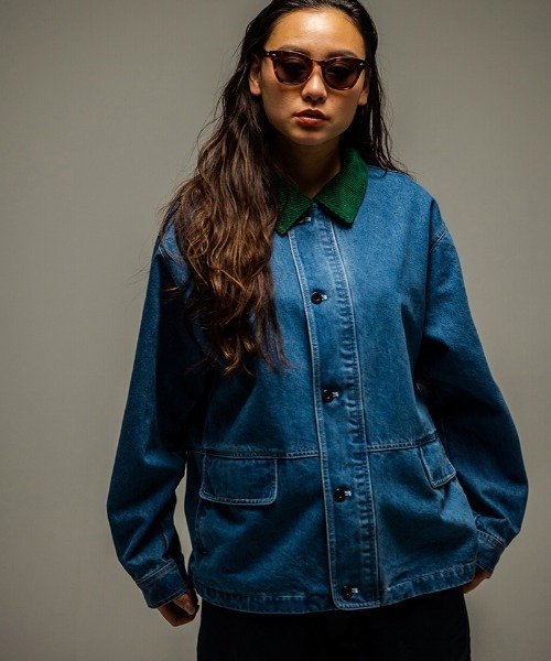 430(フォーサーティ)の「mj11494- DENIM COVERALL CRD カバーオール(26-079)(カバーオール・メンズ・ワンウォッシュ/インディゴブルー・3/2/1/0)」の11枚目の写真