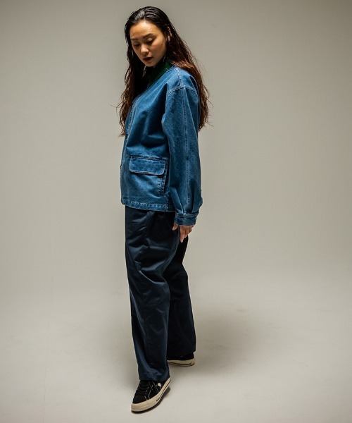 430(フォーサーティ)の「mj11494- DENIM COVERALL CRD カバーオール(26-079)(カバーオール・メンズ・ワンウォッシュ/インディゴブルー・3/2/1/0)」の14枚目の写真