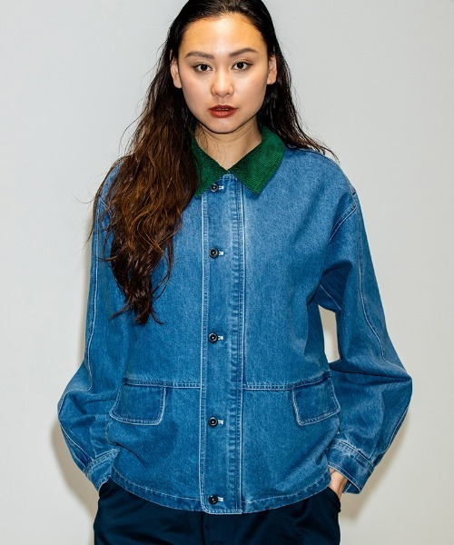 430(フォーサーティ)の「mj11494- DENIM COVERALL CRD カバーオール(26-079)(カバーオール・メンズ・ワンウォッシュ/インディゴブルー・3/2/1/0)」の15枚目の写真