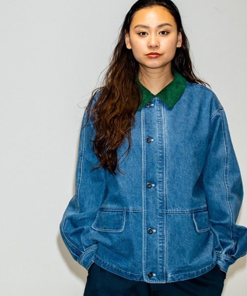 430(フォーサーティ)の「mj11494- DENIM COVERALL CRD カバーオール(26-079)(カバーオール・メンズ・ワンウォッシュ/インディゴブルー・3/2/1/0)」の16枚目の写真