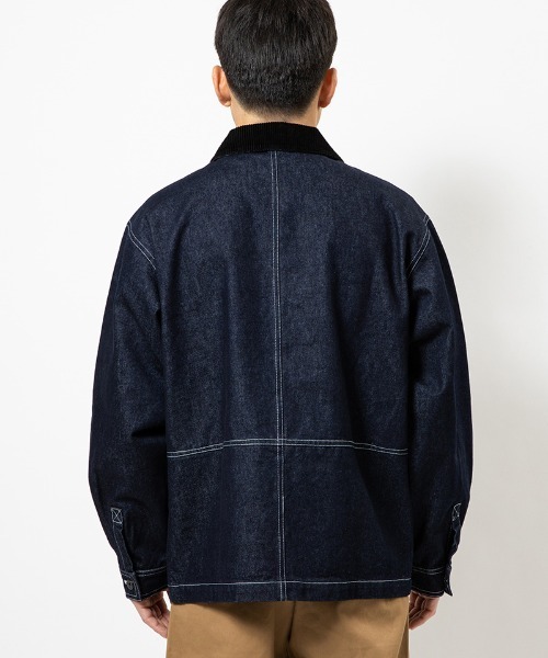 430(フォーサーティ)の「mj11494- DENIM COVERALL CRD カバーオール(26-079)(カバーオール・メンズ・ワンウォッシュ/インディゴブルー・3/2/1/0)」の19枚目の写真