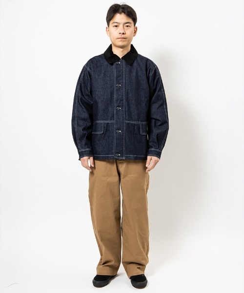 430(フォーサーティ)の「mj11494- DENIM COVERALL CRD カバーオール(26-079)(カバーオール・メンズ・ワンウォッシュ/インディゴブルー・3/2/1/0)」の20枚目の写真