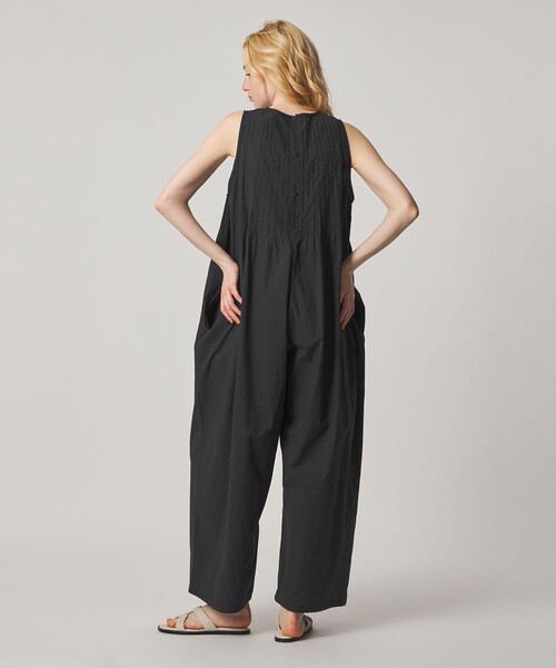 Steven Alan(スティーブンアラン)の「<Steven Alan>コットン ポプリン ピンタック オールインワン(つなぎ/オールインワン・レディース・ベージュ/ブラック・S/M)」の3枚目の写真