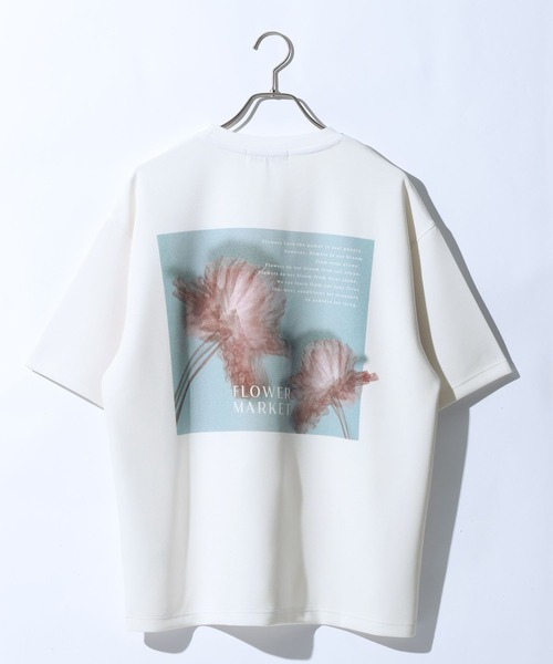 RAGEBLUE(レイジブルー)の「【LUXURY+EASY】DRAPE CREW NECK FLOWER PHOTO T-SHIRT/ラグイージーフラワーフォトTシャツ(Tシャツ/カットソー・メンズ・ホワイト/ブラック/ライトブルー/その他22・SMALL/LARGE/MEDIUM)」の11枚目の写真