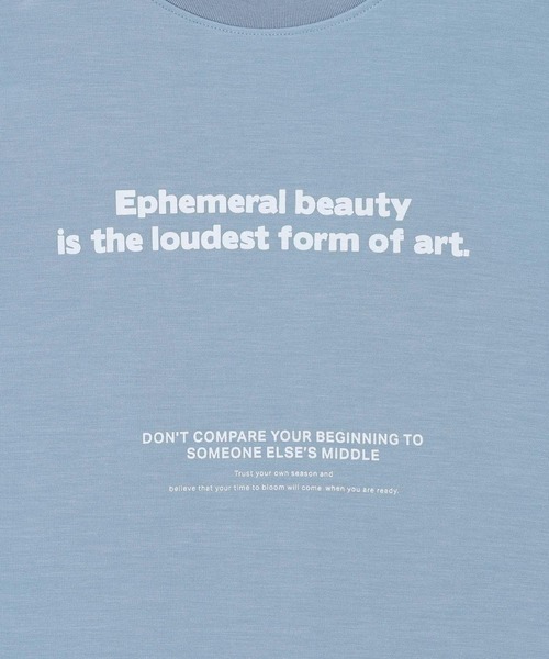 RAGEBLUE(レイジブルー)の「【LUXURY+EASY】DRAPE CREW NECK FLOWER PHOTO T-SHIRT/ラグイージーフラワーフォトTシャツ(Tシャツ/カットソー・メンズ・ホワイト/ブラック/ライトブルー/その他22・SMALL/LARGE/MEDIUM)」の14枚目の写真