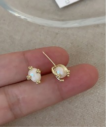 F&D : ナチュラルパールピアス