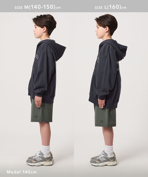 green label relaxing（グリーンレーベルリラクシング）の「【別注】＜WILD THINGS＞ パーカー / キッズ 140cm-160cm（パーカー・キッズ・グレー系/ネイビー・M(140-150cm)/L(160cm)）」の7枚目の写真