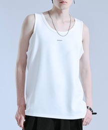 gadid anoniem LEWIN / WHITE タンクトップ レディースのタンクトップ（ホワイト/白色系・ブランドロゴ