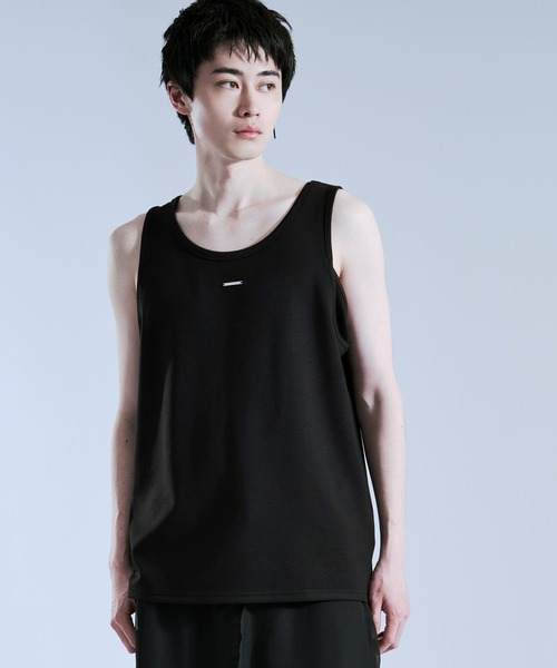 Ellno Loset（エルノロゼット）の「【機能性付き】プレートツキタンクトップ（タンクトップ・メンズ・ブラック/オフホワイト・LARGE/MEDIUM/SMALL）」の11枚目の写真