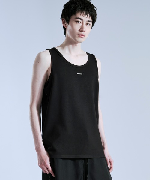 Ellno Loset（エルノロゼット）の「【機能性付き】プレートツキタンクトップ（タンクトップ・メンズ・ブラック/オフホワイト・LARGE/MEDIUM/SMALL）」の10枚目の写真