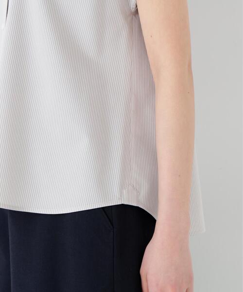 human woman(ヒューマンウーマン)の「◆【大人気追加入荷!/ウォッシャブル】ライトカットソースタンドフリル(Tシャツ/カットソー・レディース・ホワイト/ネイビー/ベージュ系その他3/ブラック・MEDIUM)」の22枚目の写真