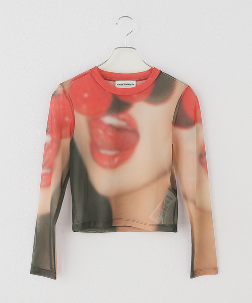Carne Bollente(カルネボレンテ)の「Carne Bollente / カルネボレンテ Maraschino Madness(Tシャツ/カットソー・レディース・レッド・X-SMALL)」の1枚目の写真