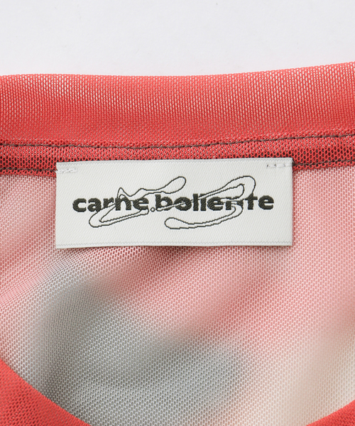Carne Bollente(カルネボレンテ)の「Carne Bollente / カルネボレンテ Maraschino Madness(Tシャツ/カットソー・レディース・レッド・X-SMALL)」の4枚目の写真
