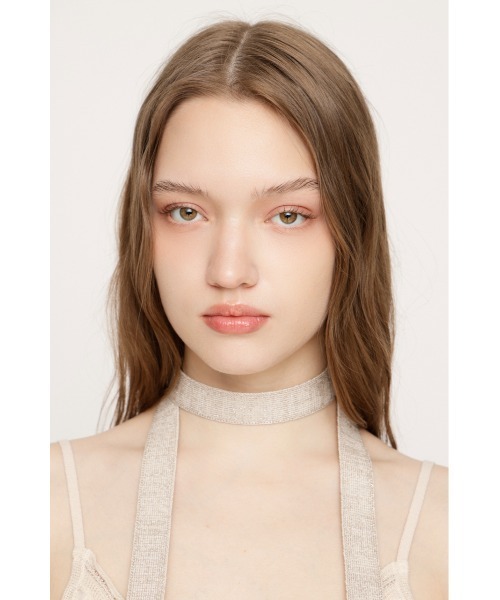 SLY(スライ)の「KNIT FRILL CAMI TOPS ニットフリルキャミトップス 春服 夏服(キャミソール・レディース・カーキ/ブラック/アイボリー・FREE)」の5枚目の写真