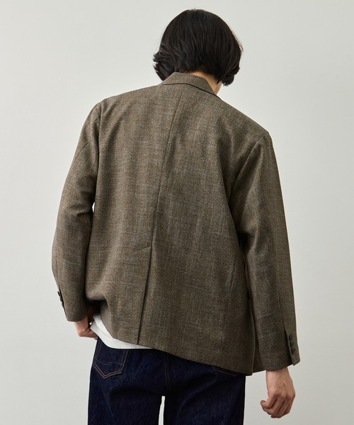 CITY TOKYO(シティトウキョウ)の「【CITY TOKYO】TWEED ダブルブレザー(テーラードジャケット・メンズ・ブラウン/ネイビー・1/2)」の10枚目の写真