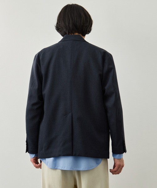 CITY TOKYO(シティトウキョウ)の「【CITY TOKYO】TWEED ダブルブレザー(テーラードジャケット・メンズ・ブラウン/ネイビー・1/2)」の5枚目の写真