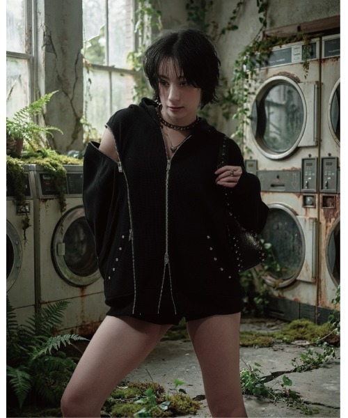 Thermal Multi-Zip Rebuild Hoodie/サーマルマルチジップフーディー
