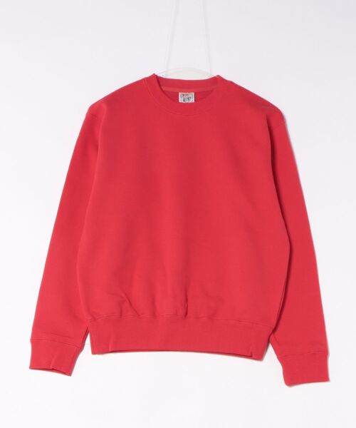 TONE SELECT WEAR（トーンセレクトウェア）の「CROSS&STITCH(クロスアンドステッチ) 10oz レギュラーウェイト スウェットシャツ トレーナー (SW2210)（スウェット・メンズ・レッド/ホワイト/ブルー系その他/ネイビー/サックスブルー/ブラック/オリーブ/イエロー系その他/グレー/ブルー・LARGE/MEDIUM/SMALL/X-LARGE）」の10枚目の写真