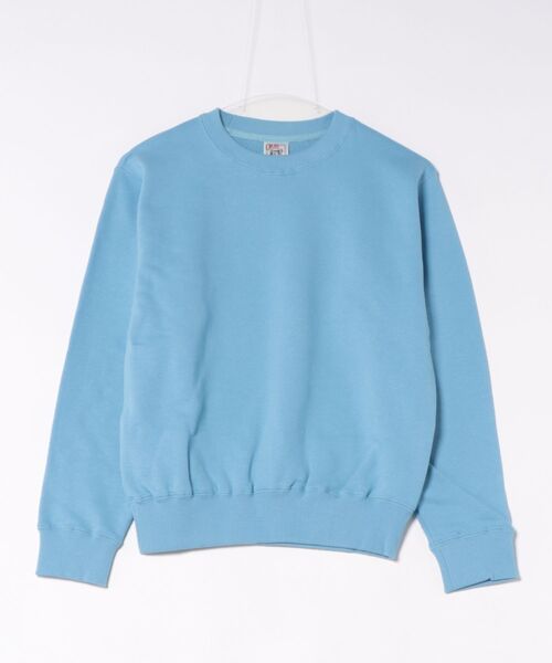 TONE SELECT WEAR（トーンセレクトウェア）の「CROSS&STITCH(クロスアンドステッチ) 10oz レギュラーウェイト スウェットシャツ トレーナー (SW2210)（スウェット・メンズ・レッド/ホワイト/ブルー系その他/ネイビー/サックスブルー/ブラック/オリーブ/イエロー系その他/グレー/ブルー・LARGE/MEDIUM/SMALL/X-LARGE）」の6枚目の写真