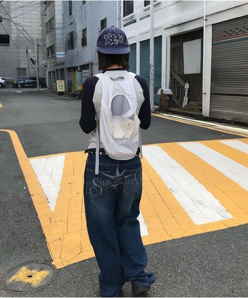 FREEMARIO（フリーマリオ）の「サンスポットデニムパンツ[ブルー]（デニムパンツ・レディース・ブルー・MEDIUM/LARGE）」の7枚目の写真