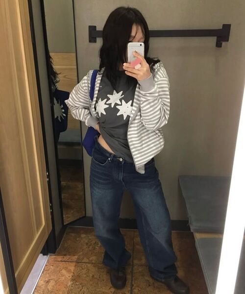 FREEMARIO（フリーマリオ）の「サンスポットデニムパンツ[ブルー]（デニムパンツ・レディース・ブルー・MEDIUM/LARGE）」の9枚目の写真