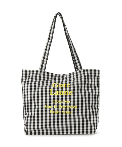 ITS'DEMO(イッツデモ)の「【A4対応】ロゴ刺繍トート(トートバッグ・レディース・ネイビー/ブラック/ブラック系1/グレー・00)」の16枚目の写真