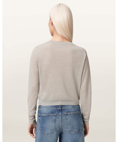 ALLSAINTS(オールセインツ)の「DEETZ KNITTED MOTIF JUMPER | DEETZ ニット モチーフ ニット・セーター(ニット/セーター・レディース・ホワイト・XS)」の6枚目の写真