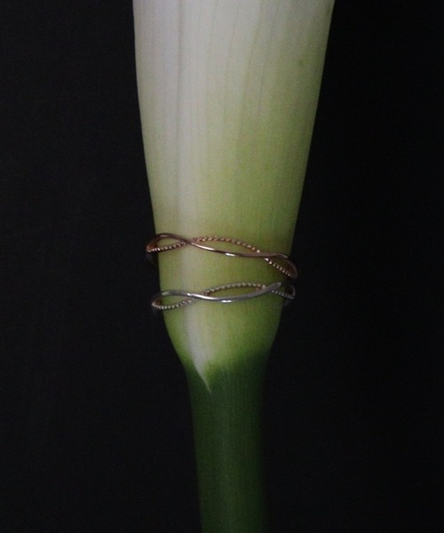 Bilan(ビラン)の「【BILAN】Double Cut Ring/ダブルカットリング(リング・レディース・ピンクゴールド/シルバー・10号/8号/12号)」の3枚目の写真