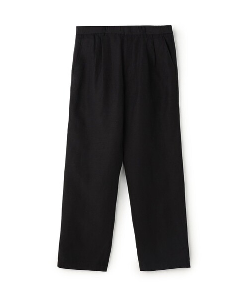GALERIE VIE(ギャルリー ヴィー)の「リネンキュプラシルクコンパクト ツータックパンツ(その他パンツ・メンズ・ブラック系その他/ブラウン/チャコールグレー・44/46)」の3枚目の写真