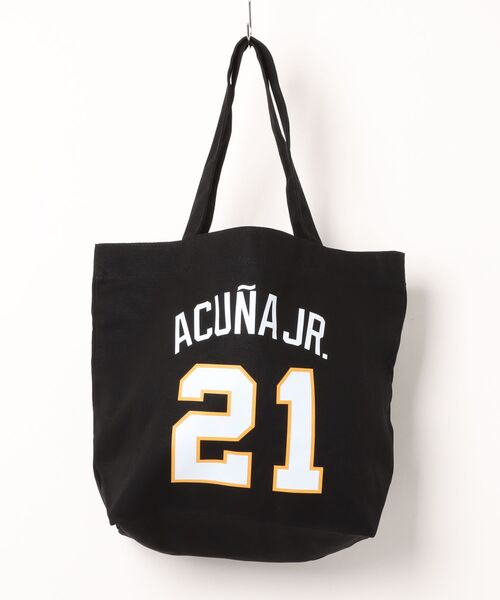 baron(バロン)の「WBC ベネズエラ代表 ロナルド・アクーニャ・ジュニア選手 ネーム入りキャンバストート(トートバッグ・レディース・ブラック・FREE)」の1枚目の写真