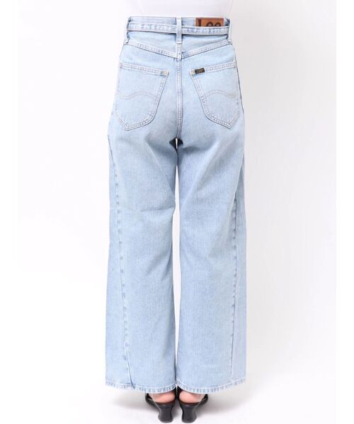 LAGUNAMOON(ラグナムーン)の「【Leeコラボ】セミワイドベルトデニムパンツ(デニムパンツ・レディース・ブラウン/インディゴブルー/ブルー・SMALL/MEDIUM)」の9枚目の写真